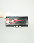 Prada Capretto Flames Wallet, front view